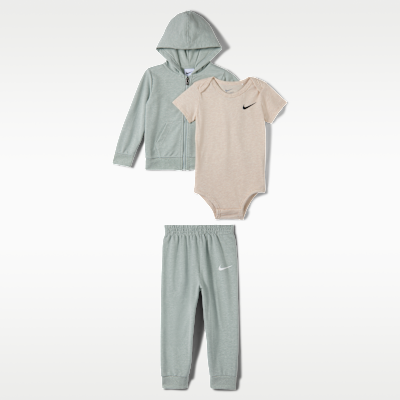 Nike Baby (0-6M) 3-Piece Bodysuit and Pants Set. Nike.com